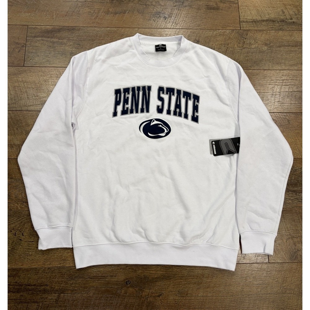 NWT Penn State Nittany Lions Collegiate Crewneck Sweatshirt White Large
